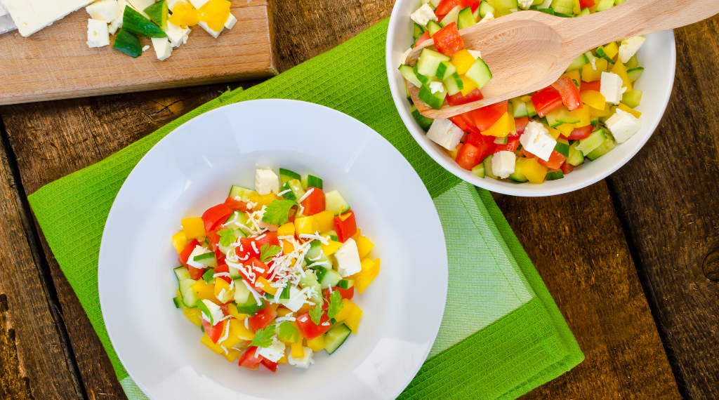 Traditional Bulgarian Salad