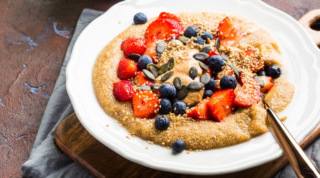 Amaranth and Polenta Porridge