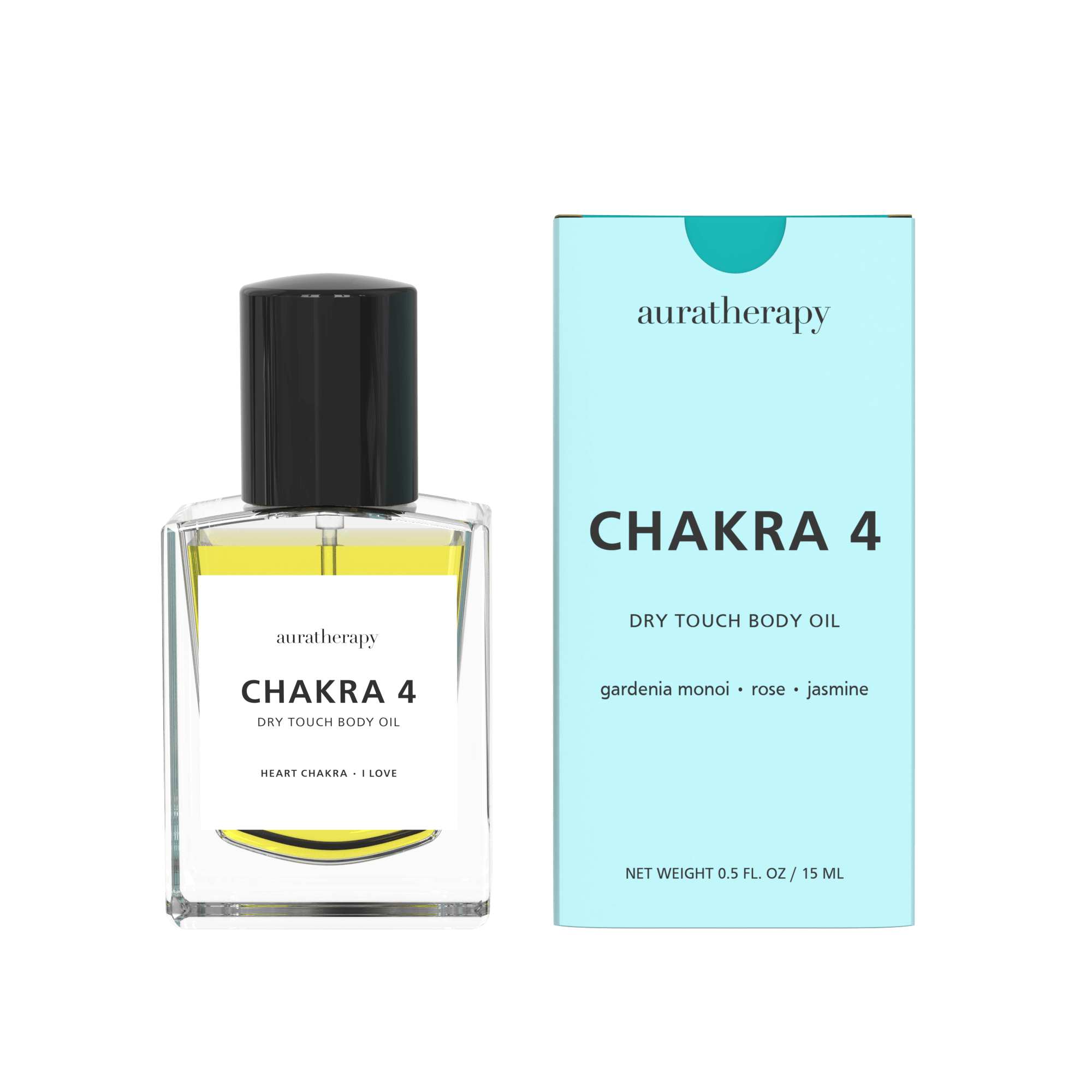 Chakra 4 - Heart Chakra Dry Touch Healing Body Oil