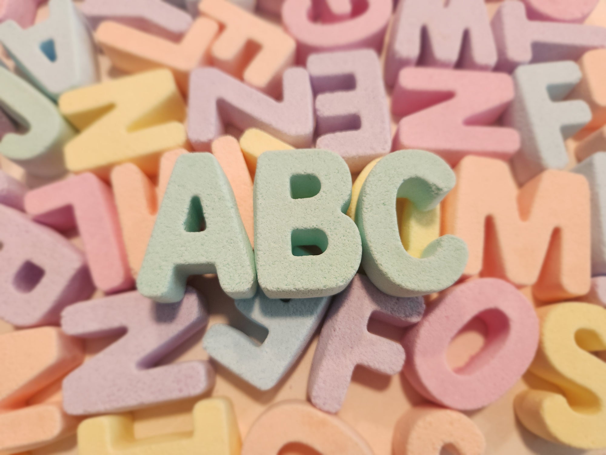 Bath Bomb Alphabet