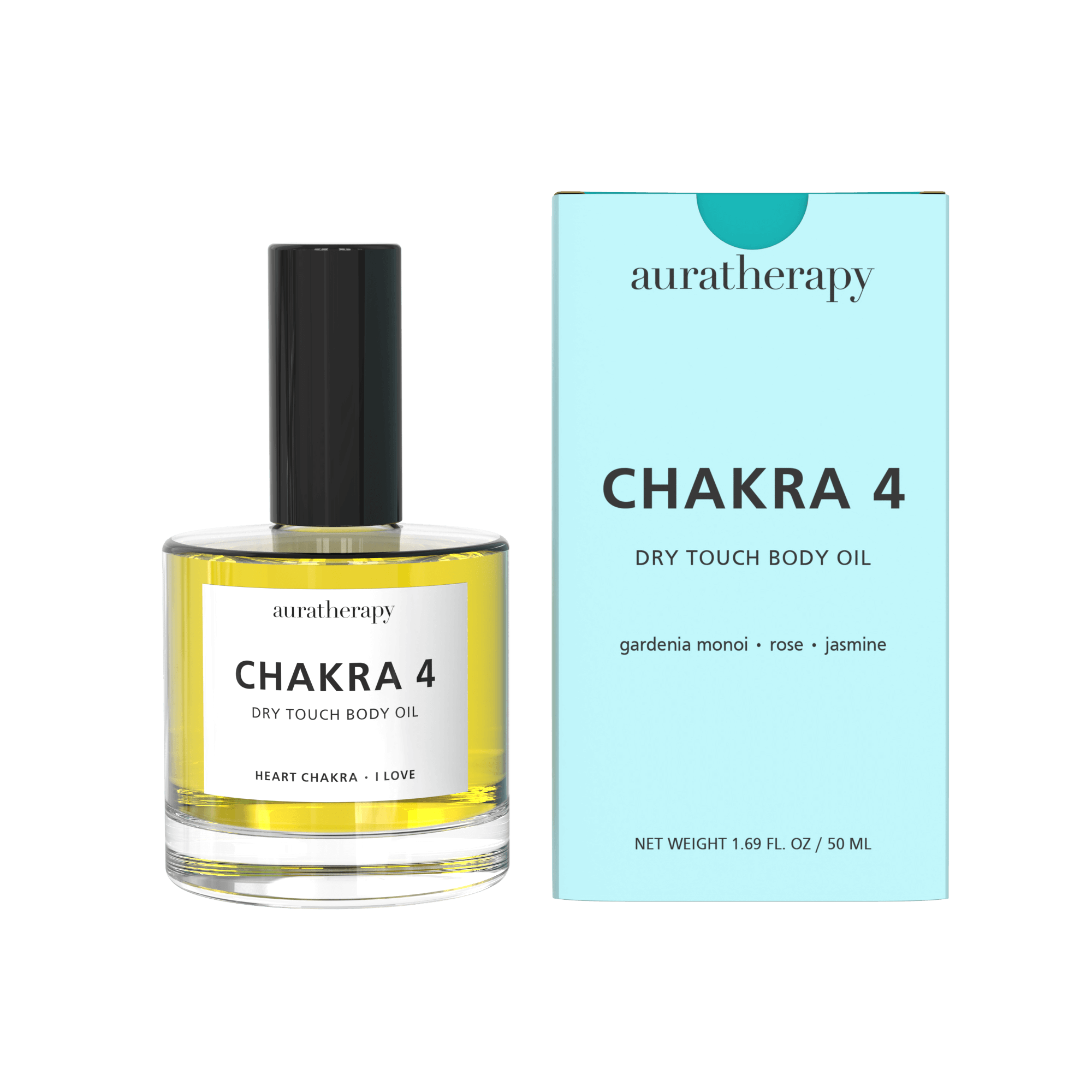 Chakra 4 - Heart Chakra Dry Touch Healing Body Oil