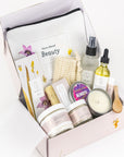 Spa Gift Box, Natural Lavender Bath & Body Relaxing Package for Friend