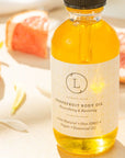 Moisturizing set with Grapefruit body oil and Body scrub