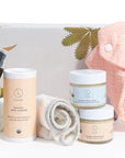 Organic full care new baby gift set - welcome little one!