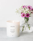 Green Lemon Scented candle - Big Glass Jar