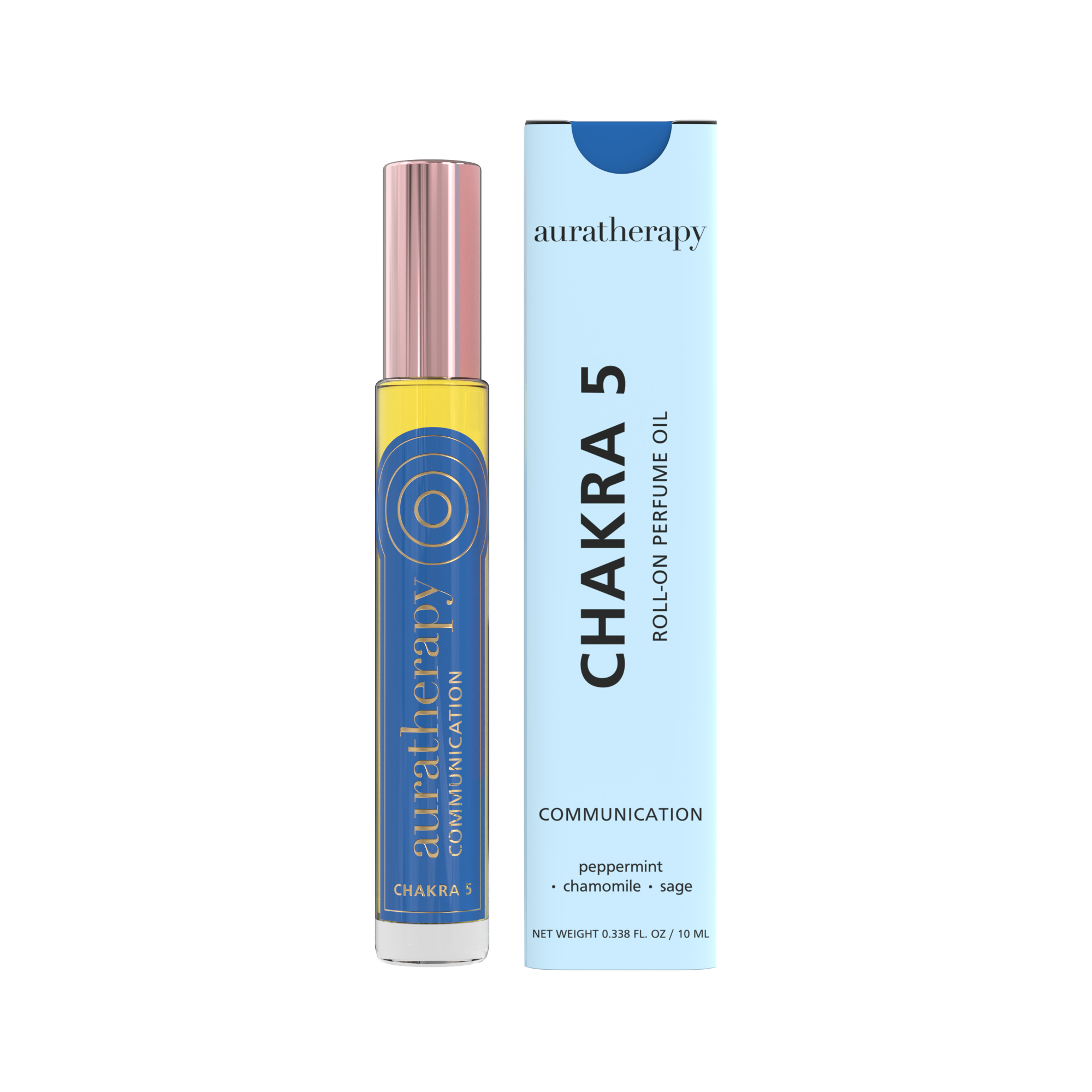 Chakra 5 - Throat Chakra Communication Roll On Perfume Oil