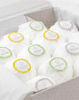 Bulk - 100 Natural Vegan Mix scents Bath Bombs - White