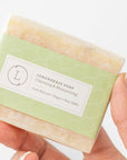 2 x Lemongrass Natural Soap Bar, Handmade Body Soap Gift