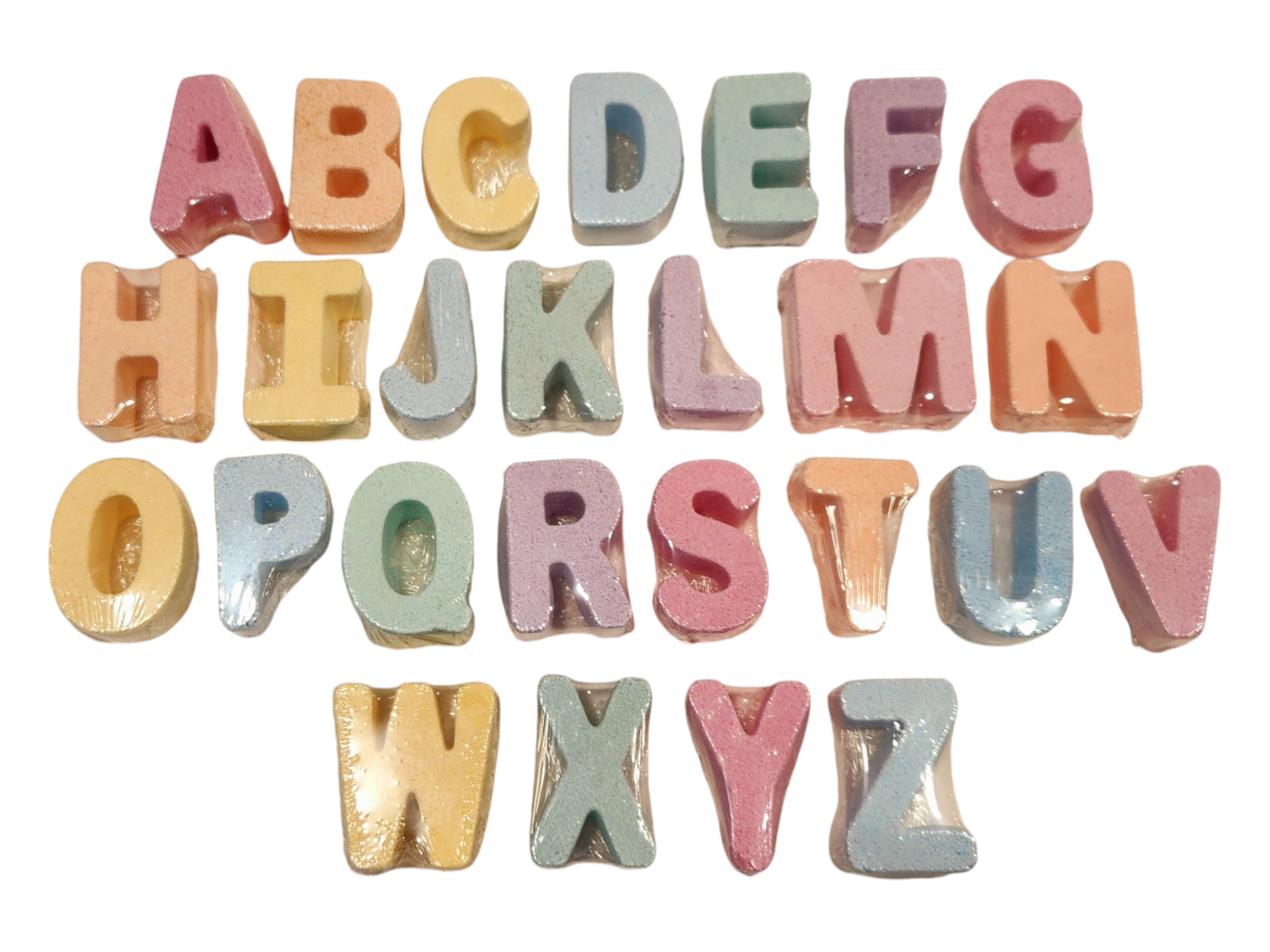 Bath Bomb Alphabet