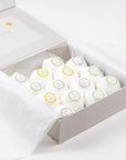 Bulk - 100 Natural Vegan Mix scents Bath Bombs - White