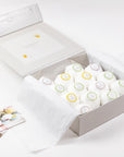 Bulk - 100 Natural Vegan Mix scents Bath Bombs - White