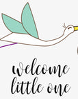 Organic full care new baby gift set - welcome little one!