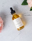 Moisturizing set with Grapefruit body oil and Body scrub