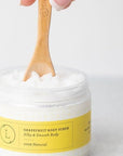 Moisturizing set with Grapefruit body oil and Body scrub