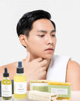 Father's Day Gift -Fresh earthy Natural skincare set, Eucalyptus Men Grooming kit
