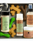 Pet Pampering Gift Box -All-Natural Pet Wellness Kit – Soothing Balms & Herbal Coat Powder