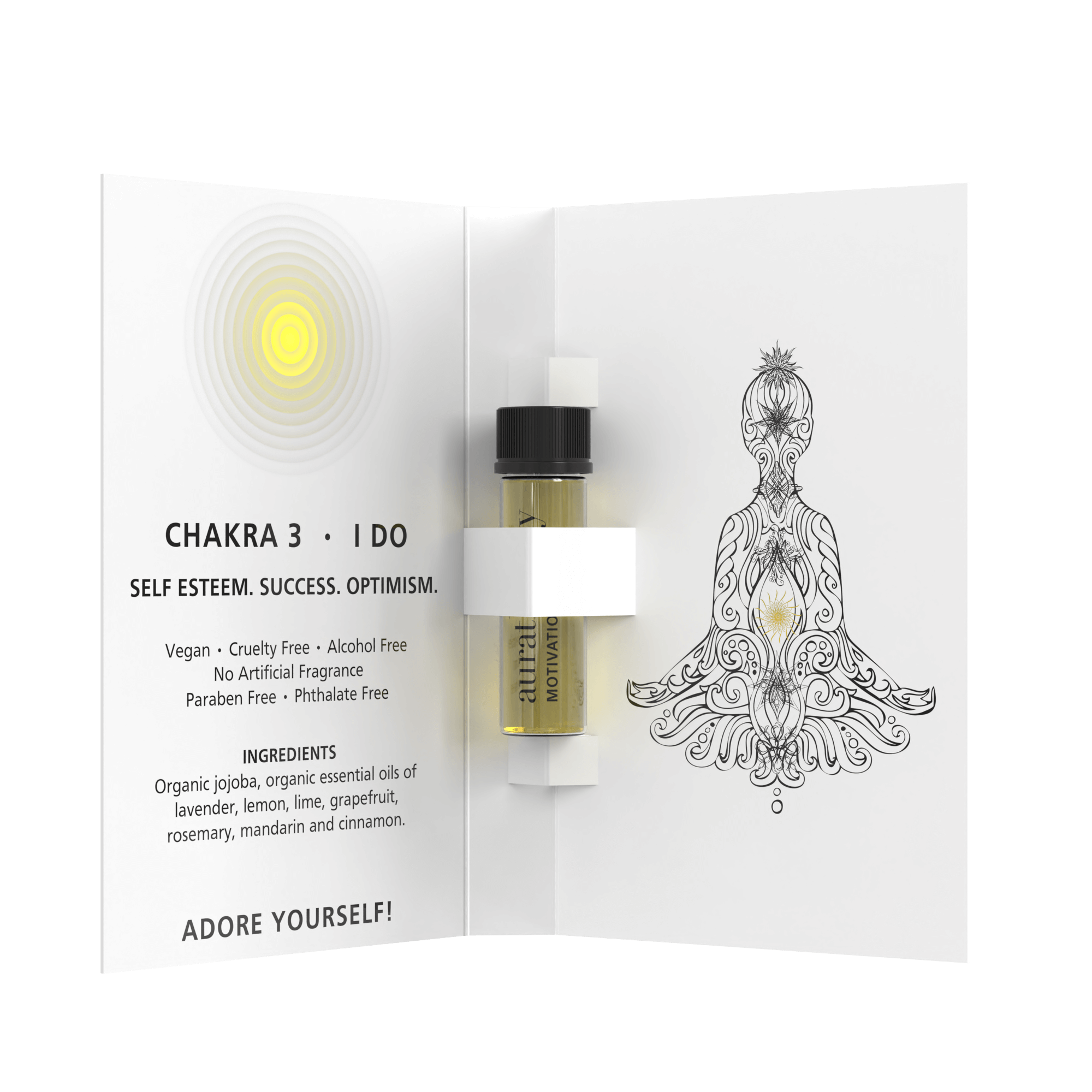Chakra 3 - Solar Plexus Motivation Roll On Perfume Oil