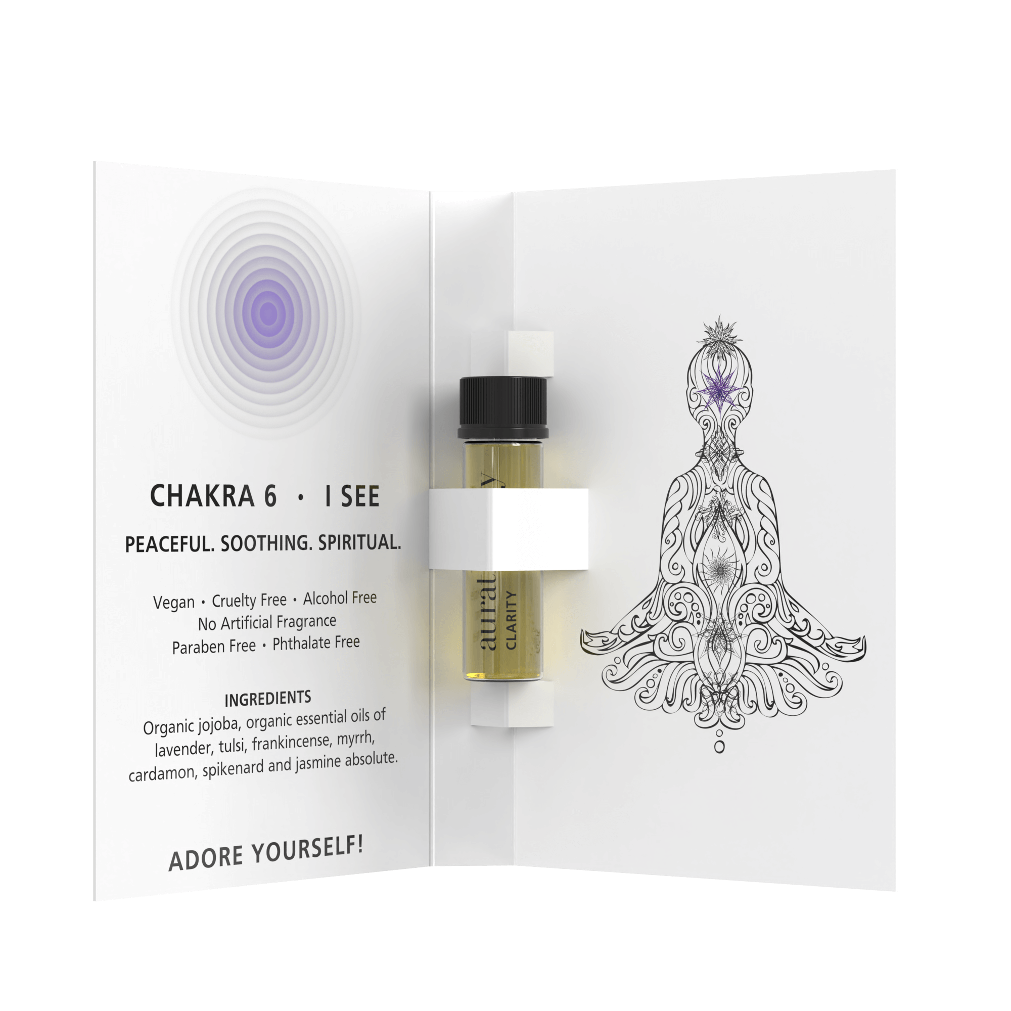 Chakra 6 - Third Eye Chakra Clarity Roll On Perfume Oil