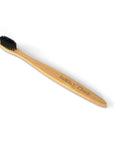 Soft Bamboo Toothbrush with Charcoal Bristles (4 Pack)