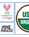 Certified Organic Vegan Milk Thistle Rosemary Face Scrub