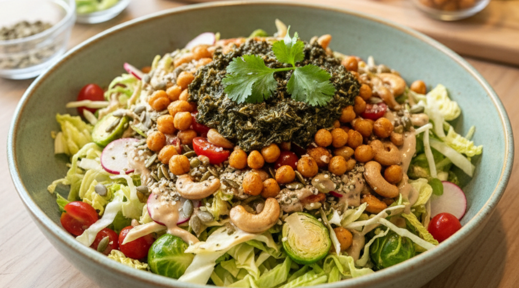 Fermented Tea Leaf Salad by Love and Light Botanicals