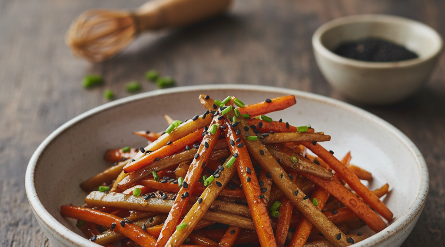 "Rewilded" Burdock & Miso Glazed Roots