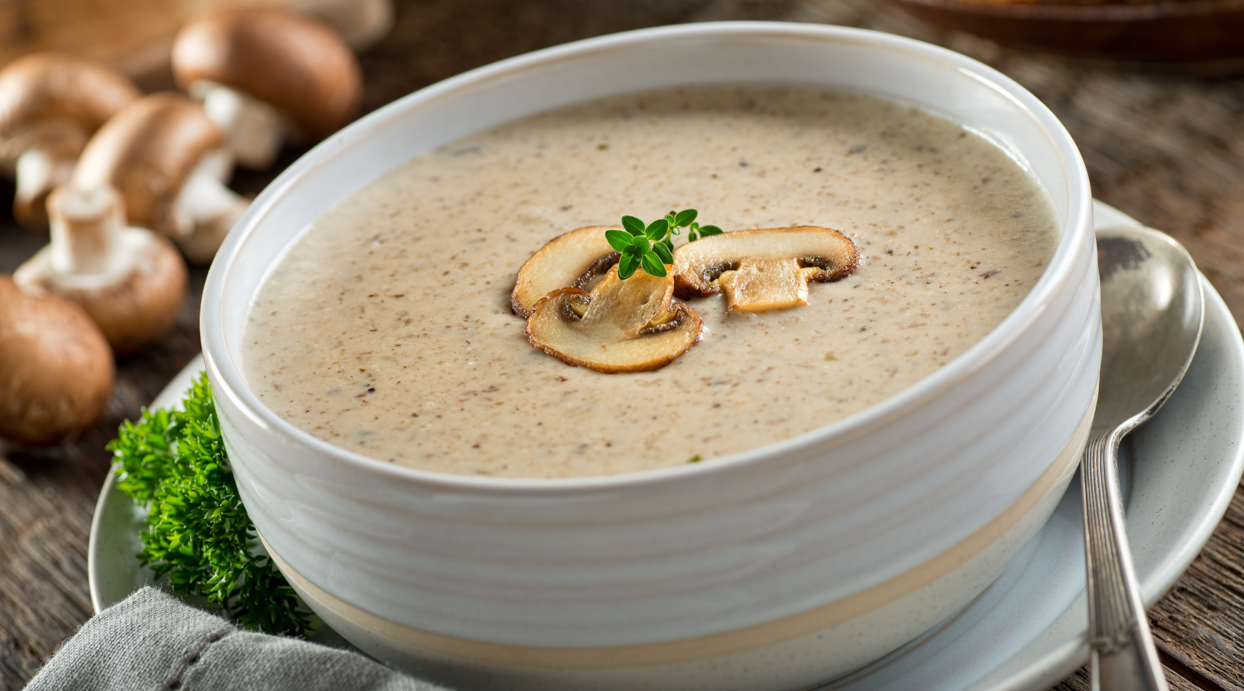 Creamy Functional Mushroom Soup