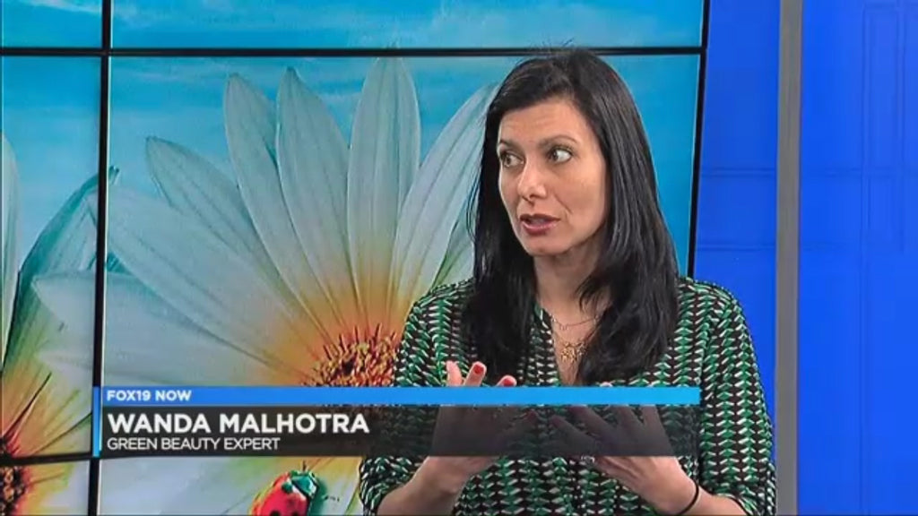 Wanda Malhotra, Certified Health Coach and curator for Crunchy Mama Box Fox19 news media interview. Offers products made with clean ingredients, sustainable packaging by brands that give back to the community and the planet.