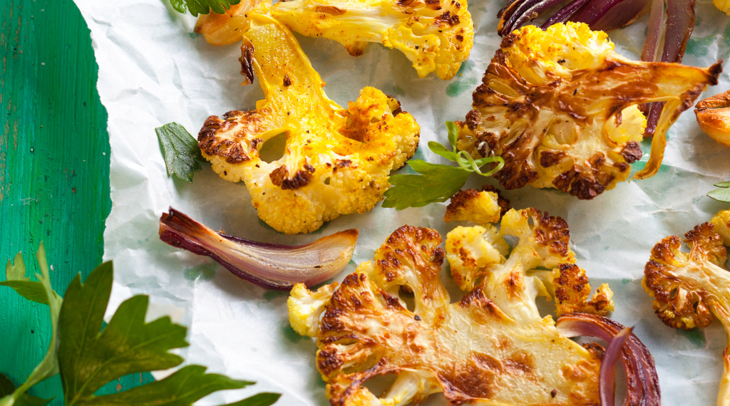 Roasted Cauliflower with Millet