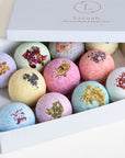 11 Bath Bombs Gift Box +  one Free Bomb to make 12 !!