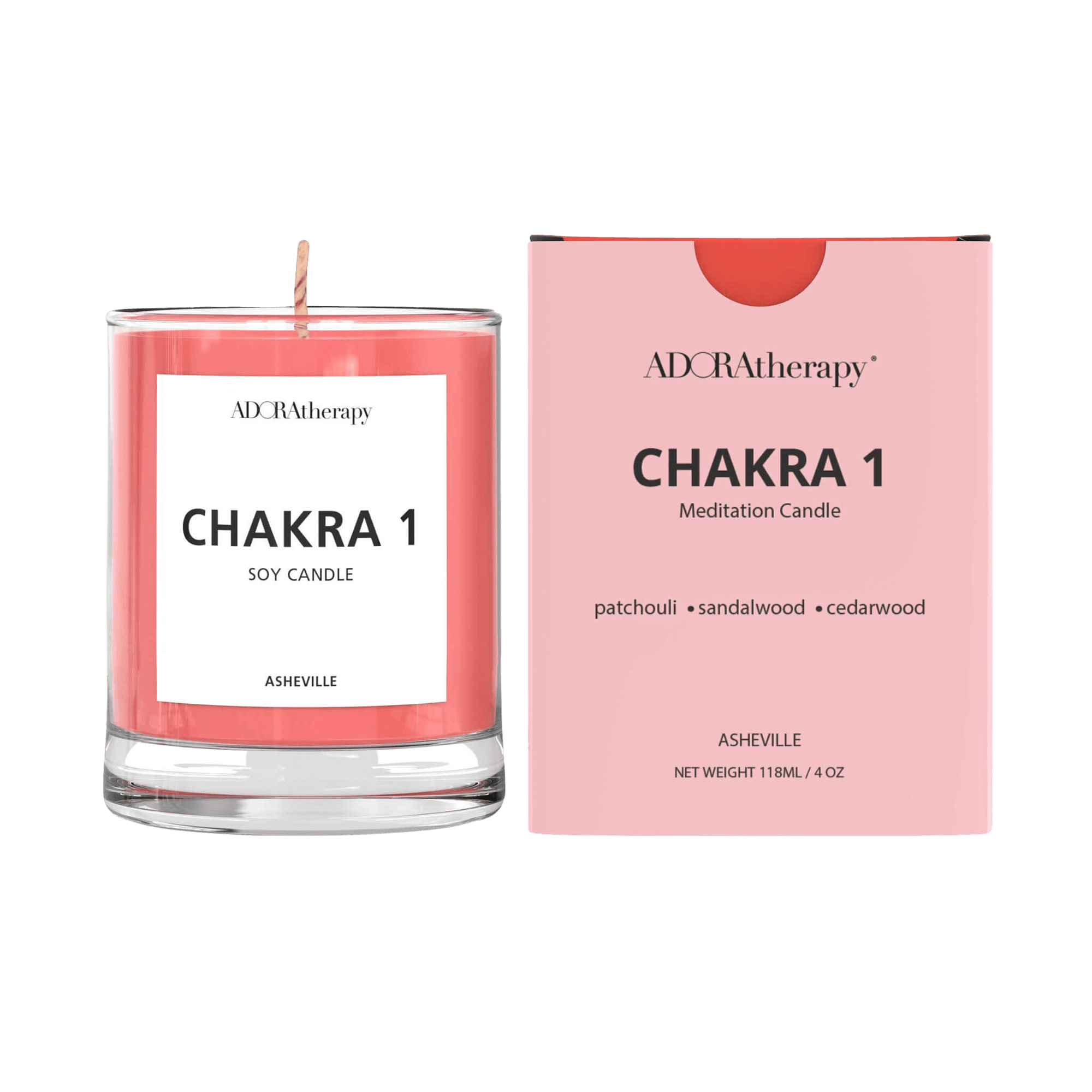 Root Chakra Meditation Candle