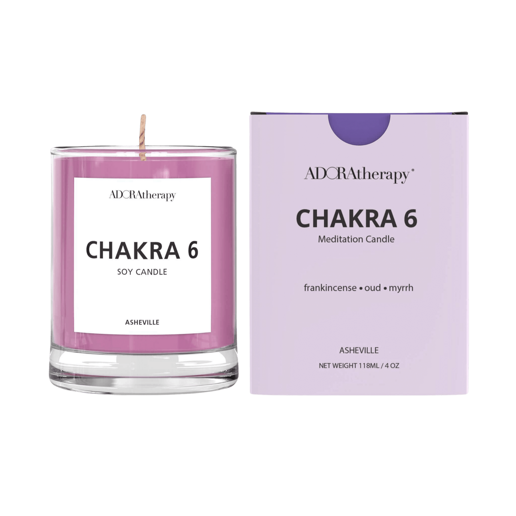 Third Eye Chakra Meditation Candle