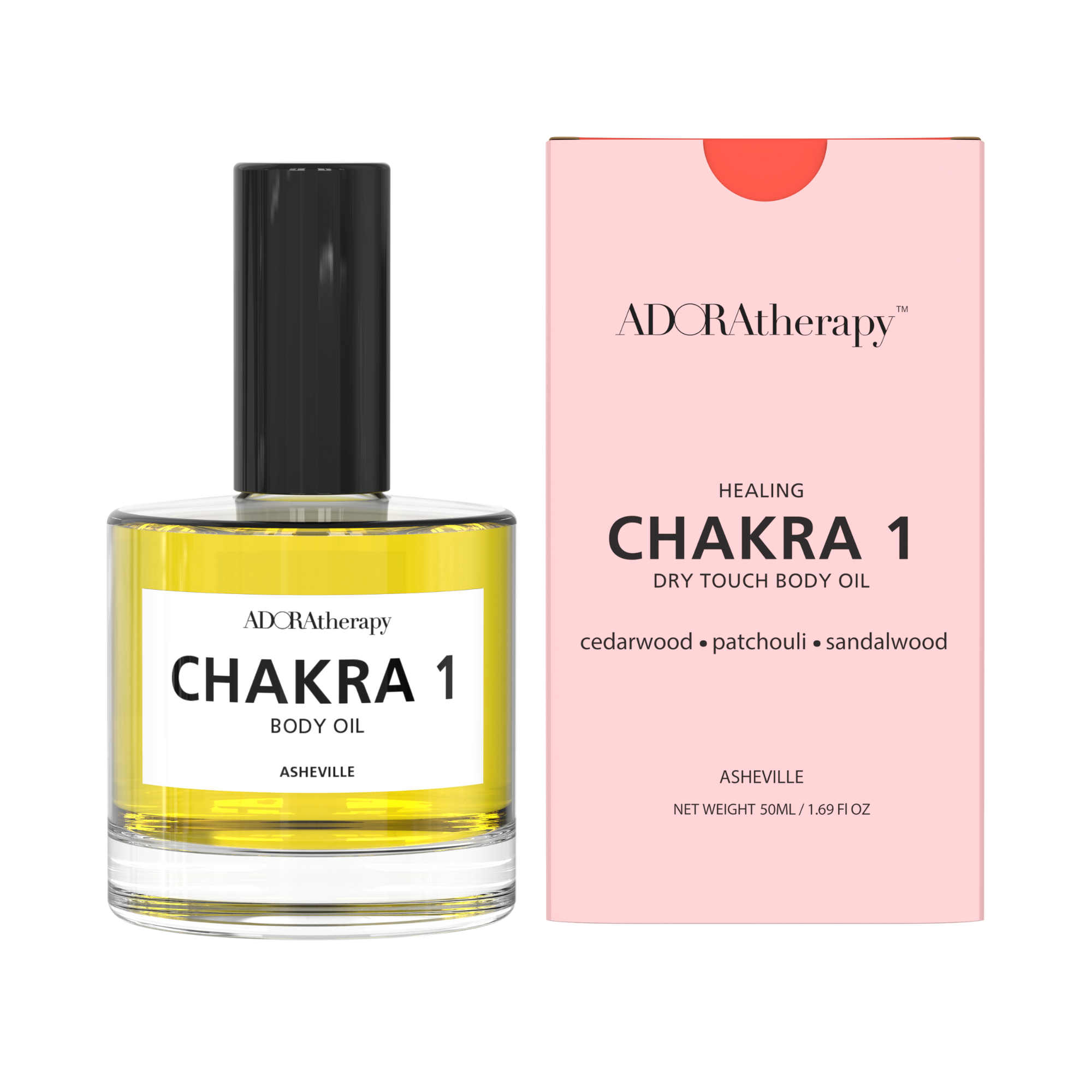 Chakra Dry Touch Healing Body Oil Number 1