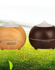 Mistyrious Essential Oil Humidifier Natural Oak Design With Easy Remote by VistaShops