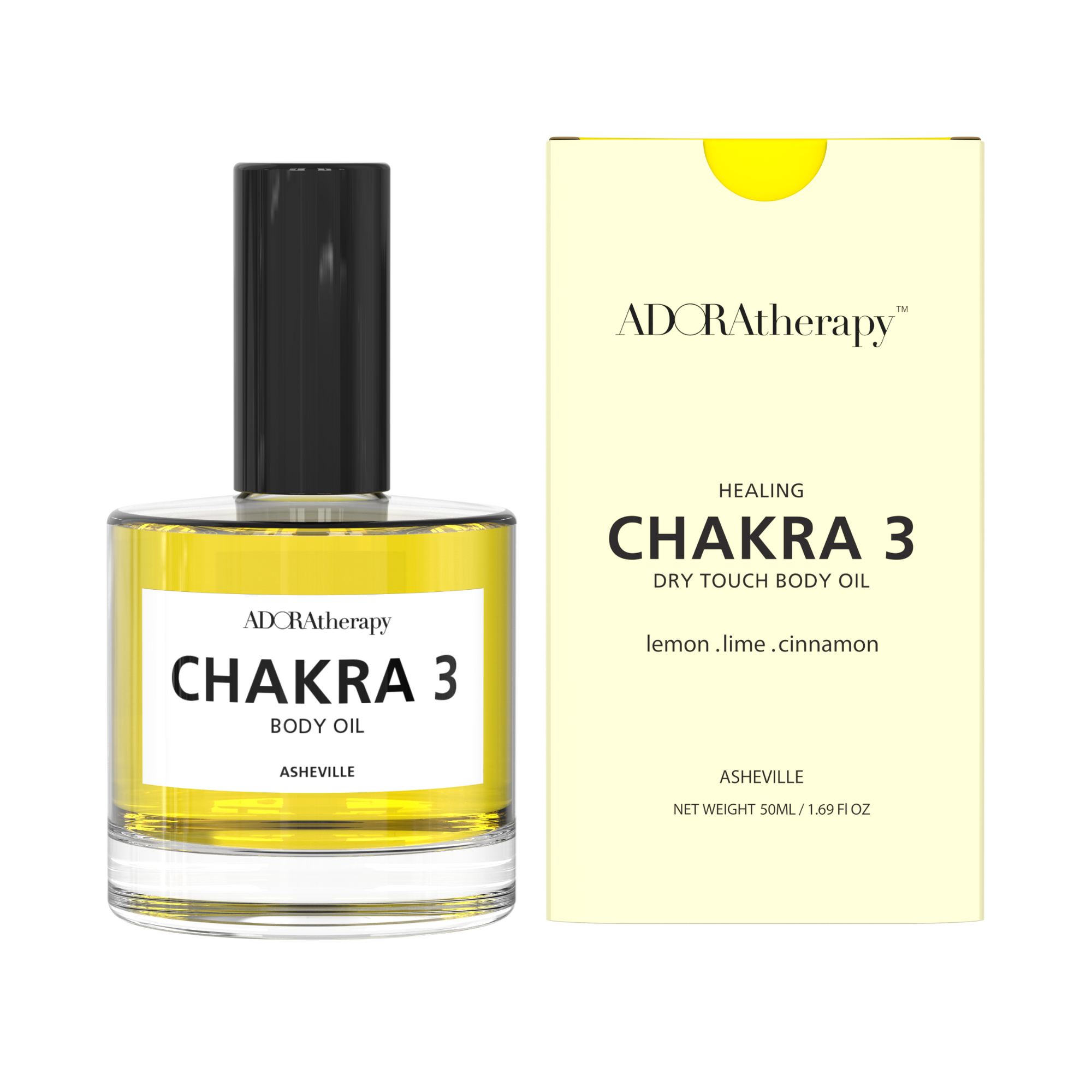 Chakra Dry Touch Healing Body Oil Number 3