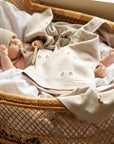 100% Cotton Luxury Knit Car Swaddle Blanket by Bleu La La