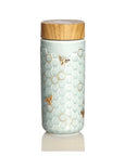 Honey Bee Ceramic Travel Mug / Gold 12.3 oz by ACERA LIVEN