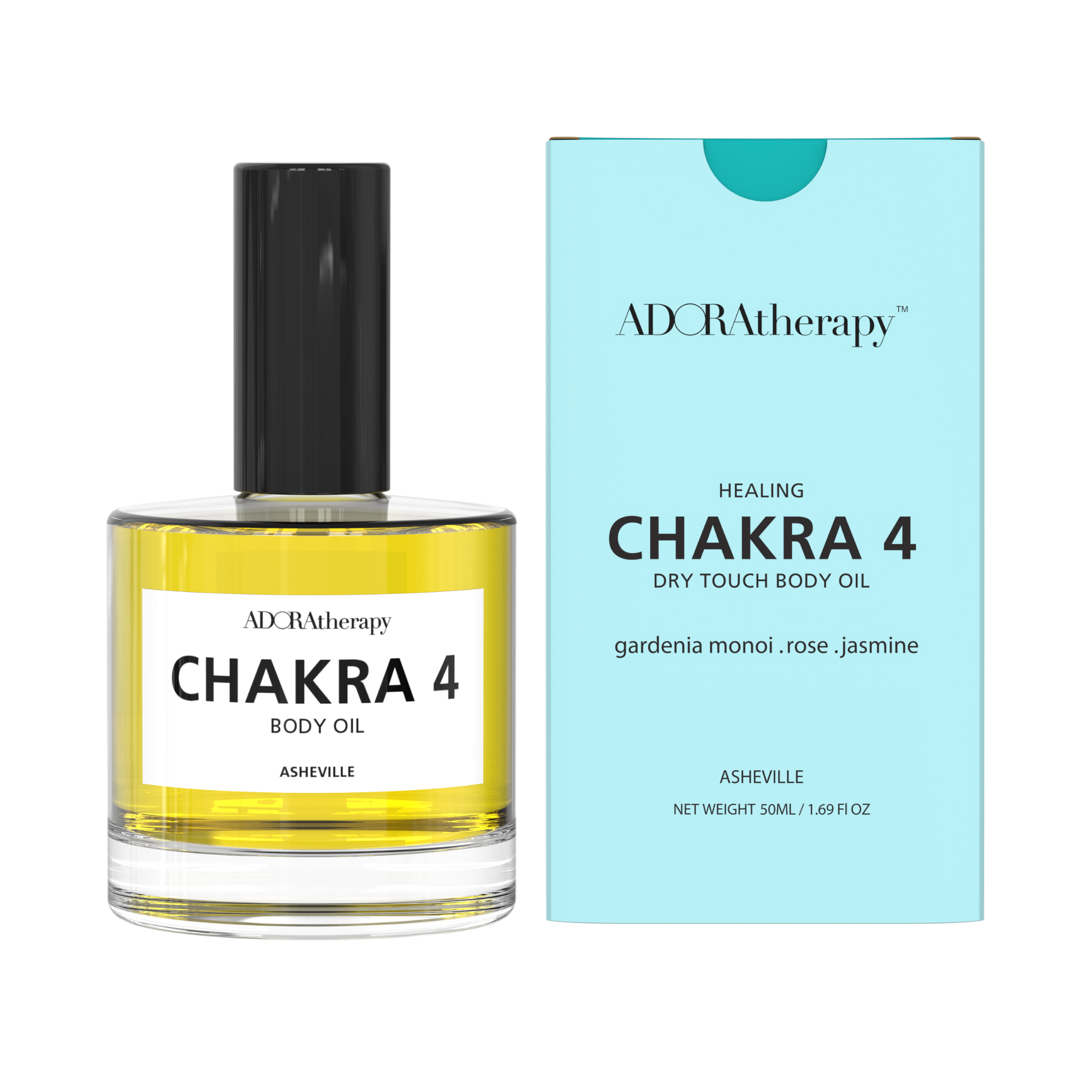 Chakra Dry Touch Healing Body Oil Number 4