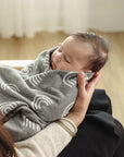 Rainbow Knit Swaddle Blankets by Bleu La La