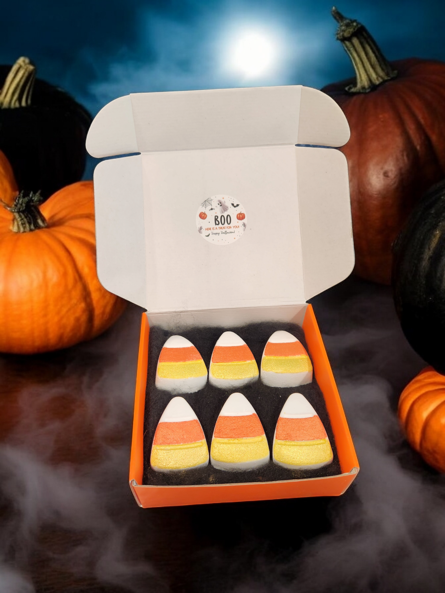 Halloween Candy Corn Gift Box