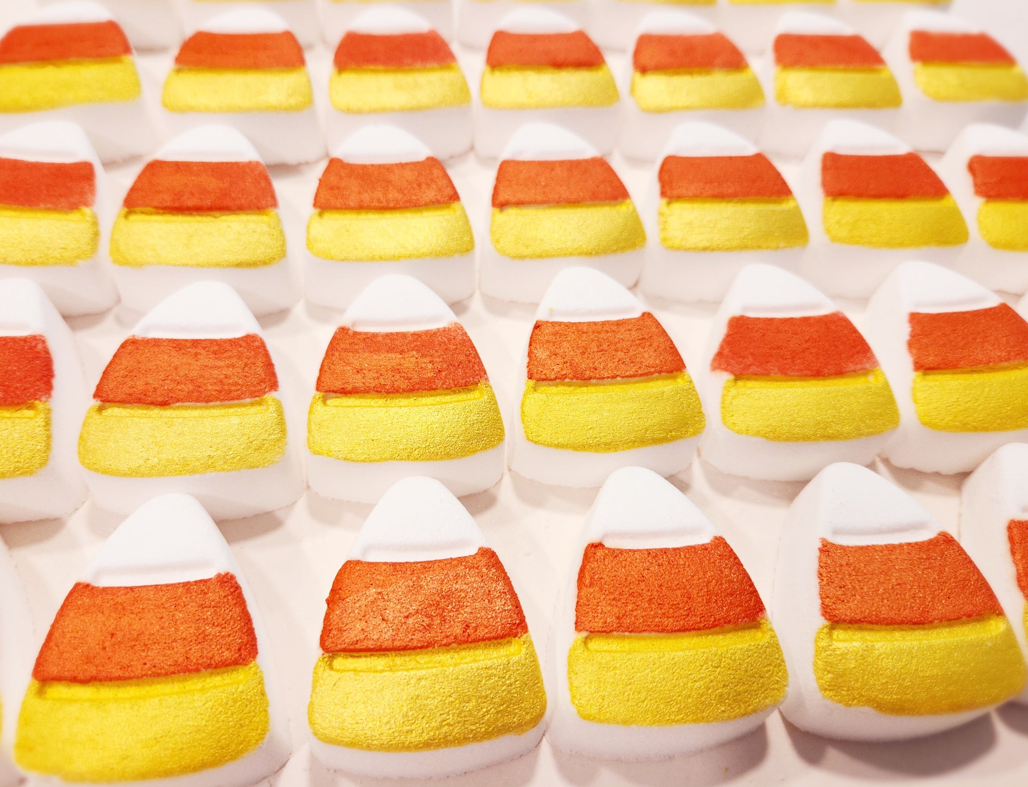 Candy Corn Bath Bombs