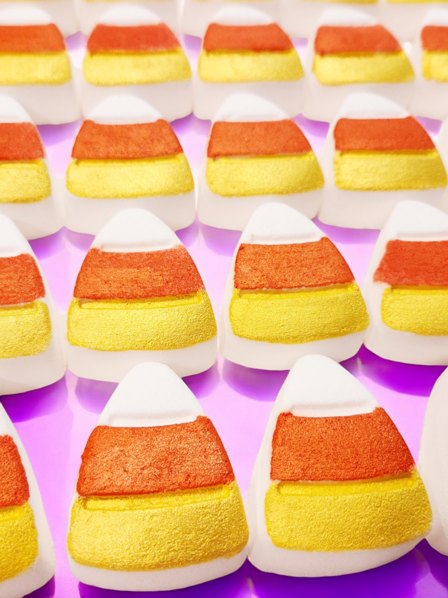 Candy Corn Bath Bombs