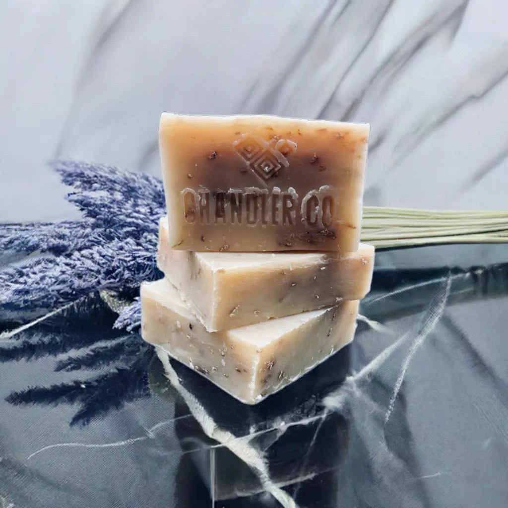 Oatmeal Lavender Goat Milk Bar Soap