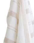 Striped Kitchen Towel by Beflax Linen