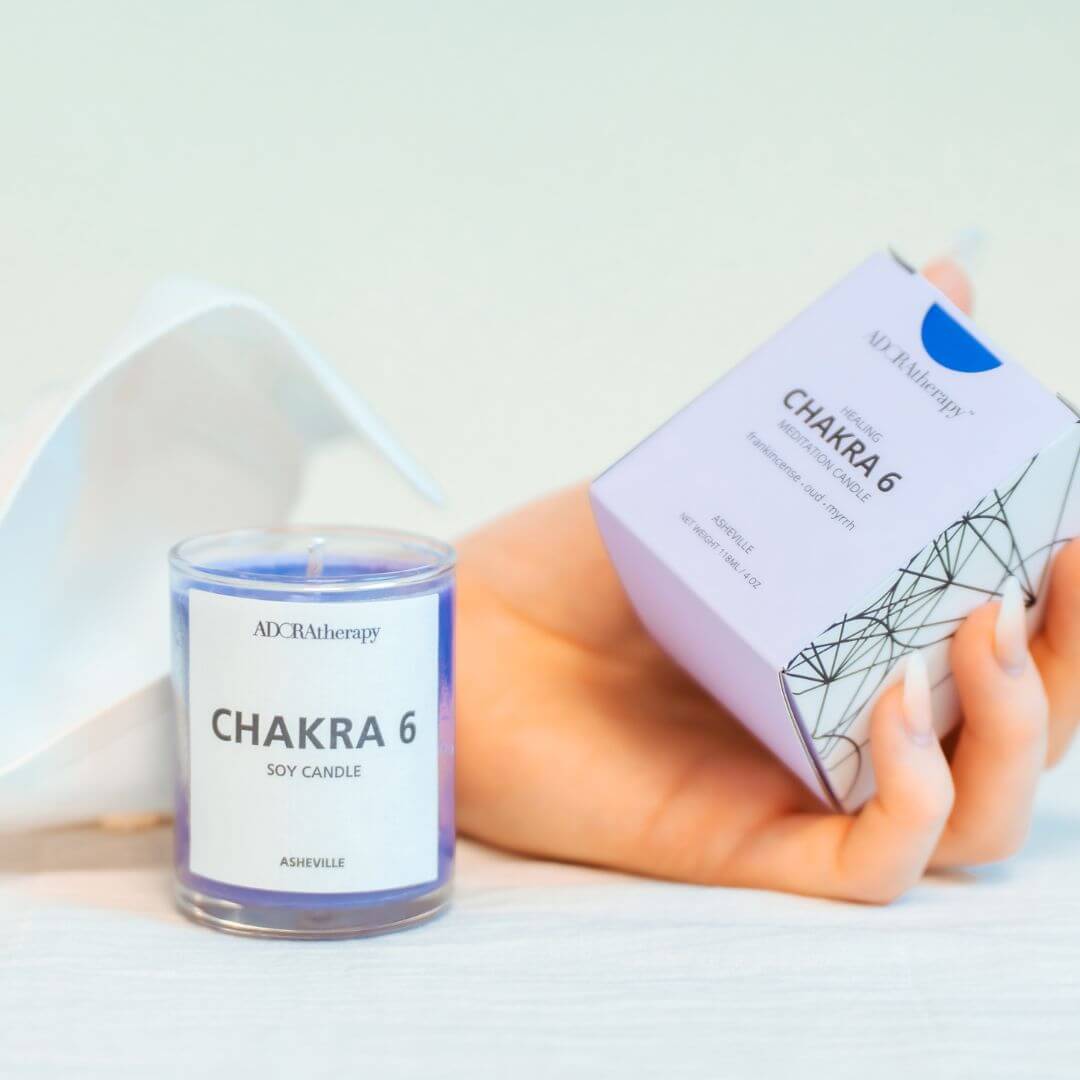 Third Eye Chakra Meditation Candle