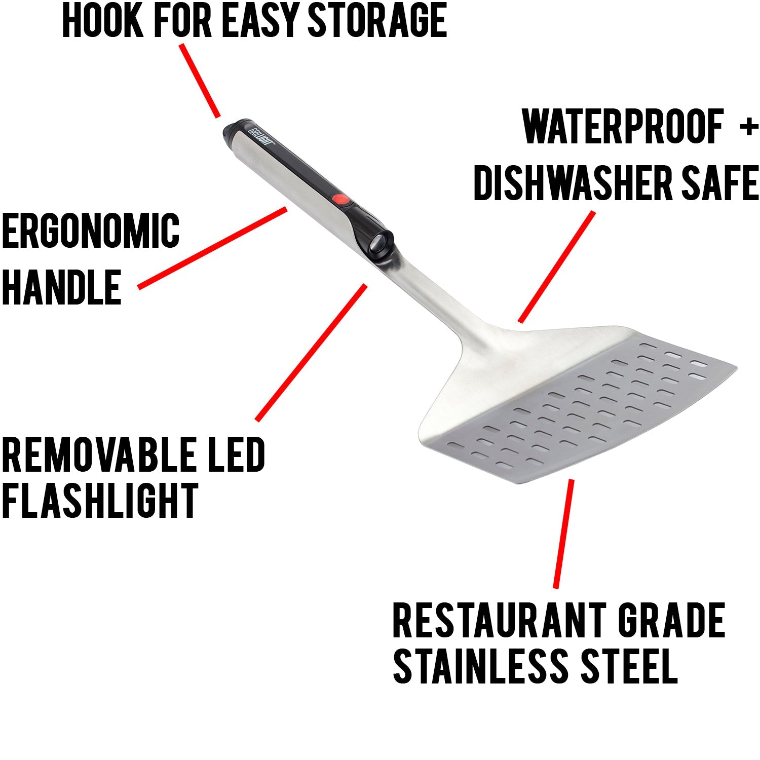 Grillight Spatula - Giant Edition by Grillight.com