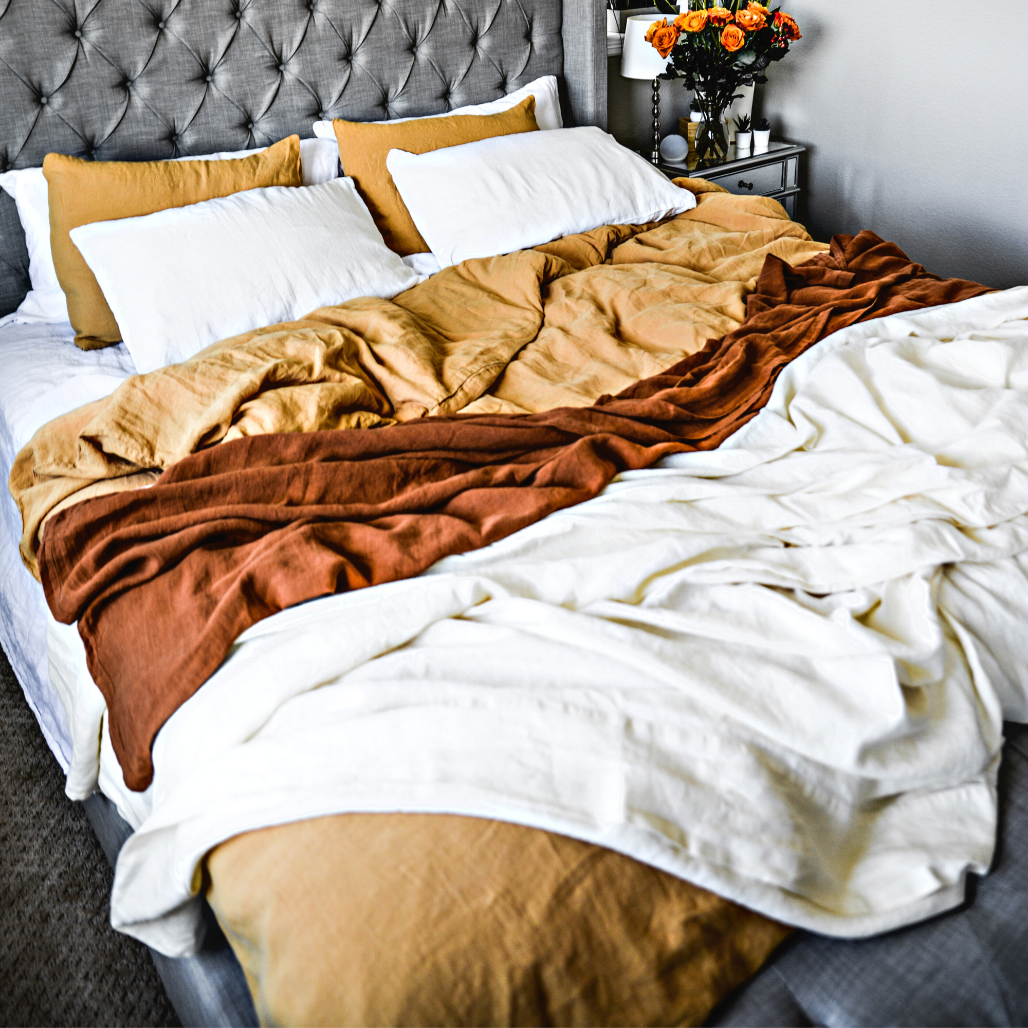 Duvet Cover Set by Beflax Linen