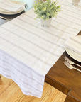 Striped Table Runner by Beflax Linen