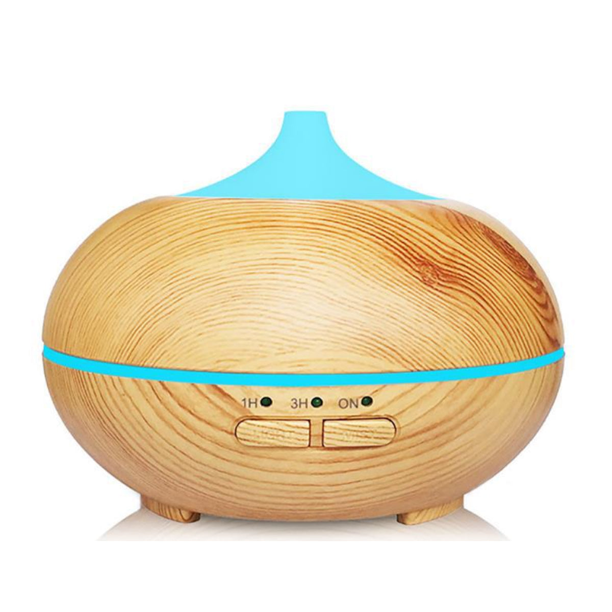 Mistyrious Essential Oil Humidifier Natural Oak Design With Easy Remote by VistaShops