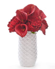 The Amaranth Vase - White - 7.5" Vase by Amaranth Vases